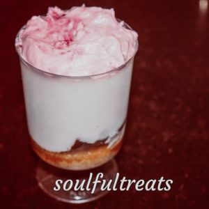 Strawberry Gulab Jamoon Cheesecake