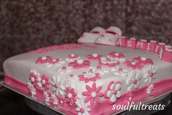 Strawberry Fondant Cake